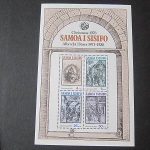 Samoa 1978 Sc 498a Christmas Religion set MNH