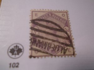 Great Britain  #  102  used