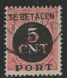 Netherlands Scott # J77, used