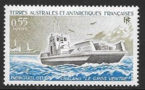 FRENCH SOUTHERN & ANTARCTIC TERRITORIES SG169 1983 LIGHTER LE GROS VENTRE  MNH 