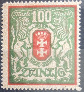 Danzig Scott #95 1922 MNH