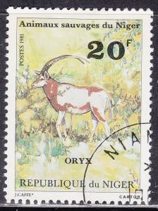 Niger 538 Wild Animals of Niger 1981