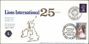 Great Britain 25 Years Lions International 1975 Cover