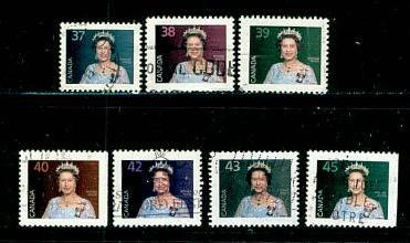 Canada - #1162 - 1360 Queen Elizabeth II (set of 7) - Used