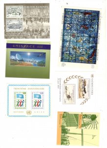 UNITED NATIONS SOUV SHEET COLLECTION, MNH, OG