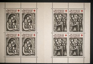 France #356a  NH  bklt pane