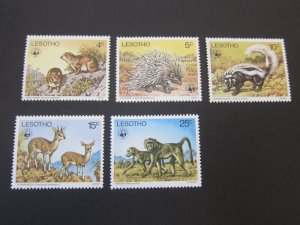 Lesotho 1977 Sc 228-32 set MNH