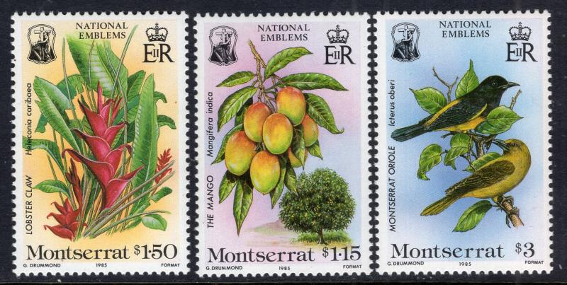 Montserrat 551-553 MNH VF