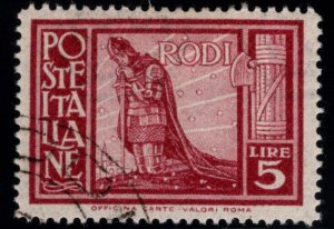 ITALY Offices in Rhodes Scott 62 Used 1932 perf 14 inscribed stamp