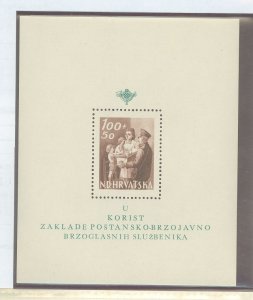 Croatia #B81 Mint (NH) Souvenir Sheet