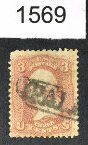 US STAMPS # 65 USED CAT. $ LOT #1569