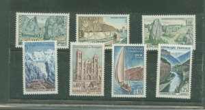 France #1124-1130 Mint (NH) Single (Complete Set)