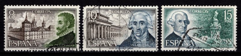 Spain 1973 Spanish Architects (1st Series), Set [Used]