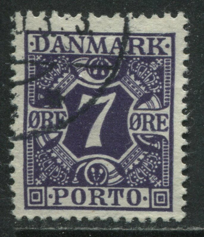 Denmark 1930 7 ore Postage Due used