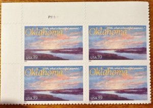 US  4121 Oklahoma Statehood PB 39c 2007 Mint NH