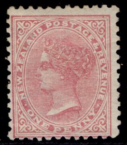 NEW ZEALAND QV SG187, 1d rose to rose-red, M MINT. Cat £50.