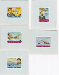 Burkina Faso # 462-466, History of Aviation, Mini Sheets, Mint NH,