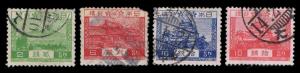 1926-37 JAPAN #194-197 - USED - VF - CV $7.60 (ESP#1099)