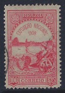 Brazil, Scott #189; 100r National Exhibition, Used