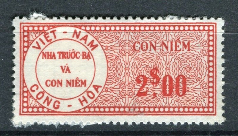 VIETNAM; Early CONG-HOA revenue issue Mint unused $2. value ( paper adhesion)