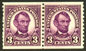 U.S. #600 MINT PAIR OG NH