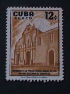 ​CUBA-1957-SC#C176-SANCTI  SPRITUS CHURCH-MLH -VERY FINE WE SHIP TO WORLDWIDE