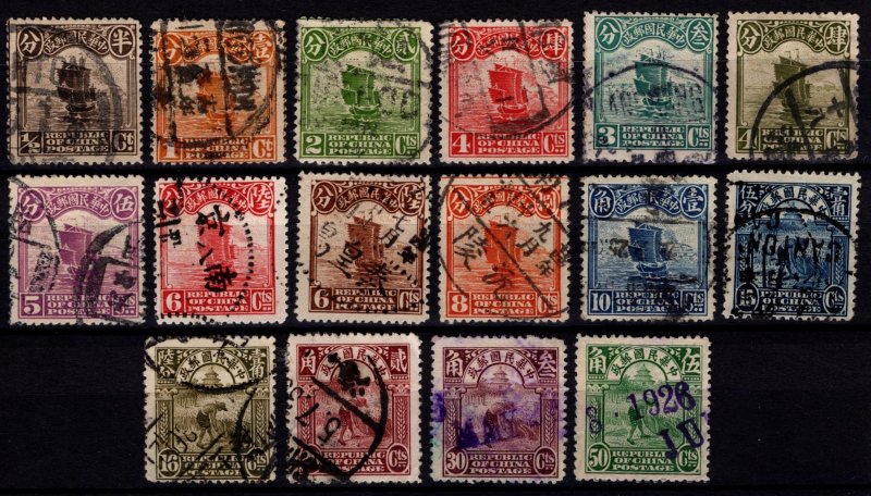 China 1913 Republic Definitives, Part Set [Used]