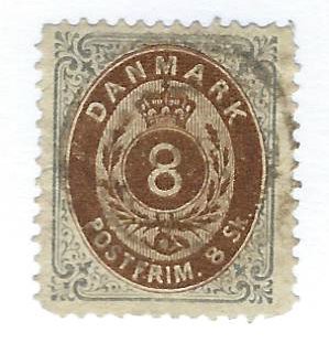 Denmark SC#19 Used F-VF SCV$75.00...Fill a spot!