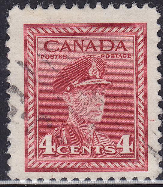 Canada 254 King George VI WWII War 1943