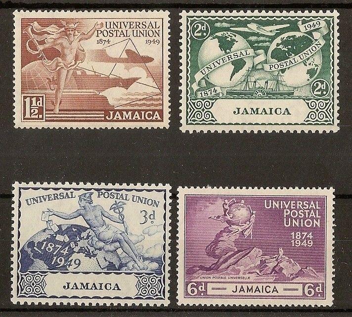 Jamaica 1949 UPU Set Mint