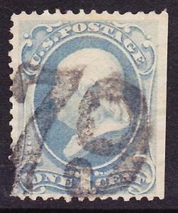 Scott 156, Used, \79\ Fancy Cancel