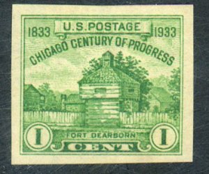 U.S. #730 MINT NO GUM HR