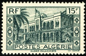 Algeria #167  MNH - Summer Palace (1944)