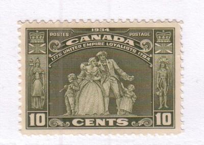 Canada Sc 209 1934 10c United Empire Loyalists stamp mint