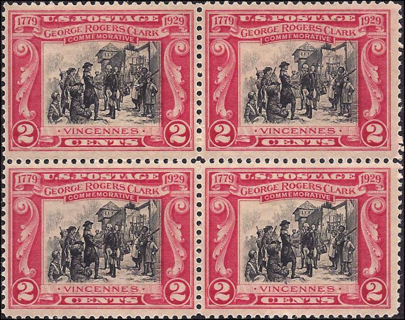 651 Mint,OG,NH... Block of 4... SCV $4.60