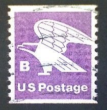 United States, Scott #1820, used(o), 1981,  B Eagle Transition, (18¢)