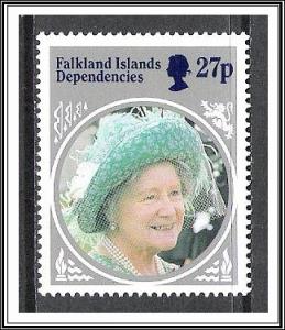 Falkland Islands Dependencies #1L94 Queen Mother MNH