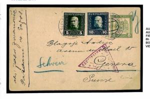 M228a AUSTRIA Serbia WW1 Military Post Card 1917 {samwells}