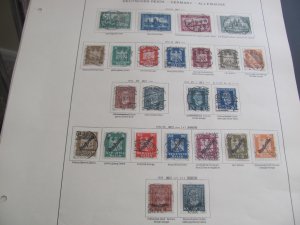 GERMANY 1920S USED  SETS XF (215)