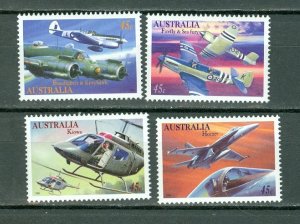 AUSTRALIA 1996 AVIATION-AIRCRAFTS #1481-1484 SET MNH...$4.00