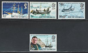 South Georgia 1972 Sir Ernest Shackleton Scott # 31 - 34 MH