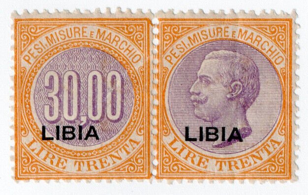 (I.B) Italy (Libya) Revenue : Pesi, Misure e Marchio 30L (Weights & Measures)