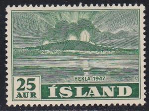 Iceland # 247, Hekla Volcano, Hinged