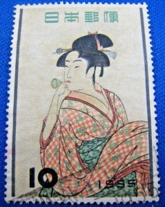 JAPAN 1955  -  SCOTT #616  -  USED      (jps5)