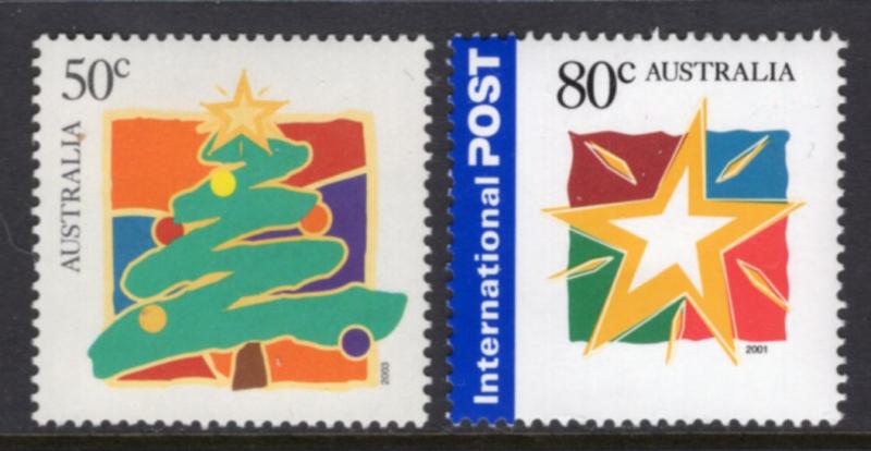 Australia 2000-2001 Christmas MNH VF