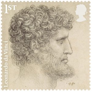 Stamps Great Britain  - Leonardo da Vinci Stamp Set