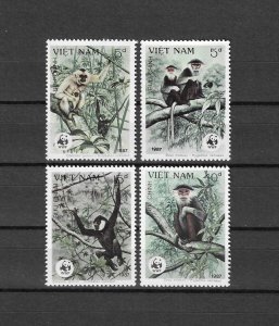 VIETNAM 1987 WWF SG 1120/3 MNH £11