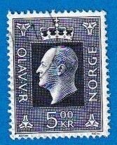 NORWAY SCOTT#540 1970 KING OLAV V - USED