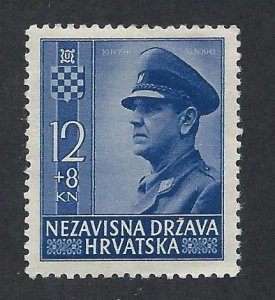 CROATIA SC# B31 FVF/OG 1943