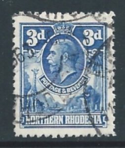 Northern Rhodesia #5 Used 3p King George V Defin.